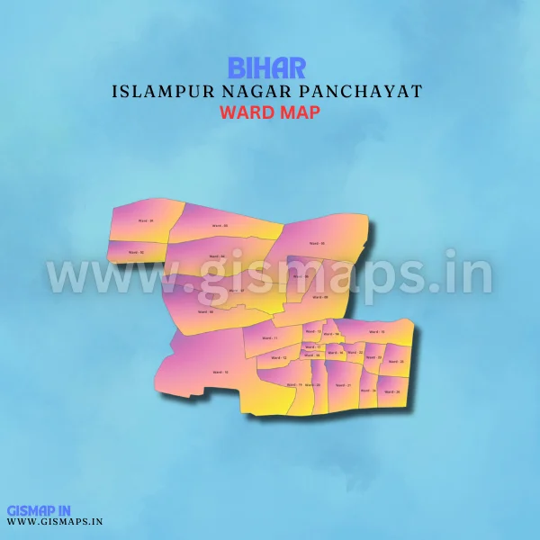 Islampur Nagar Panchayat Ward Map